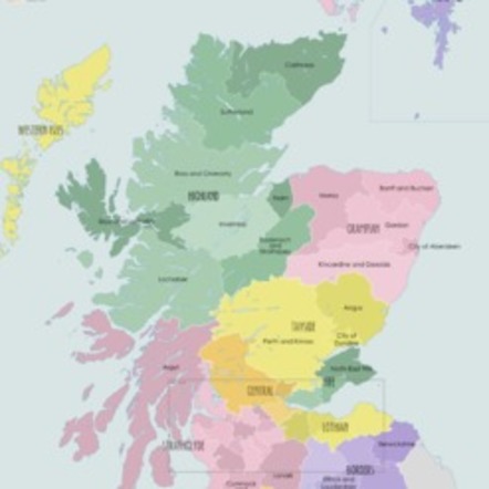 Local government map